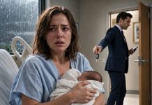 TWO DAYS POSTPARTUM, MY HUSBAND HANDED ME $60 FOR A LYFT HOME WHILE HE DROVE MY CAR TO HIS GRAND OPENING. HOLDING MY NEWBORN, I CALLED MY DAD: ‘DAD, IT’S OVER.’