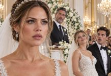 “Let me have him, I’m pregnant!” My sister walked down the aisle in the exact same wedding dress and demanded my fiancé in front of everyone. I laughed, turned to the country’s most powerful billionaire—the man officiating my wedding—and said, “Fine. Then let’s get married instead.”